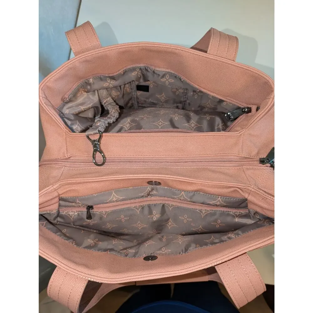Lug Tempo Matte Lux Blush Pink organized travel bag - Picture 4 of 9